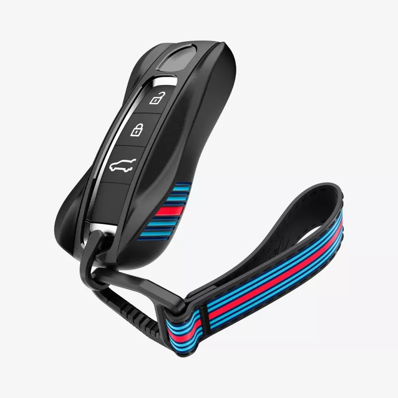 SPIGEN PK100 Porsche Schlüsselanhänger-Hülle Schwarz