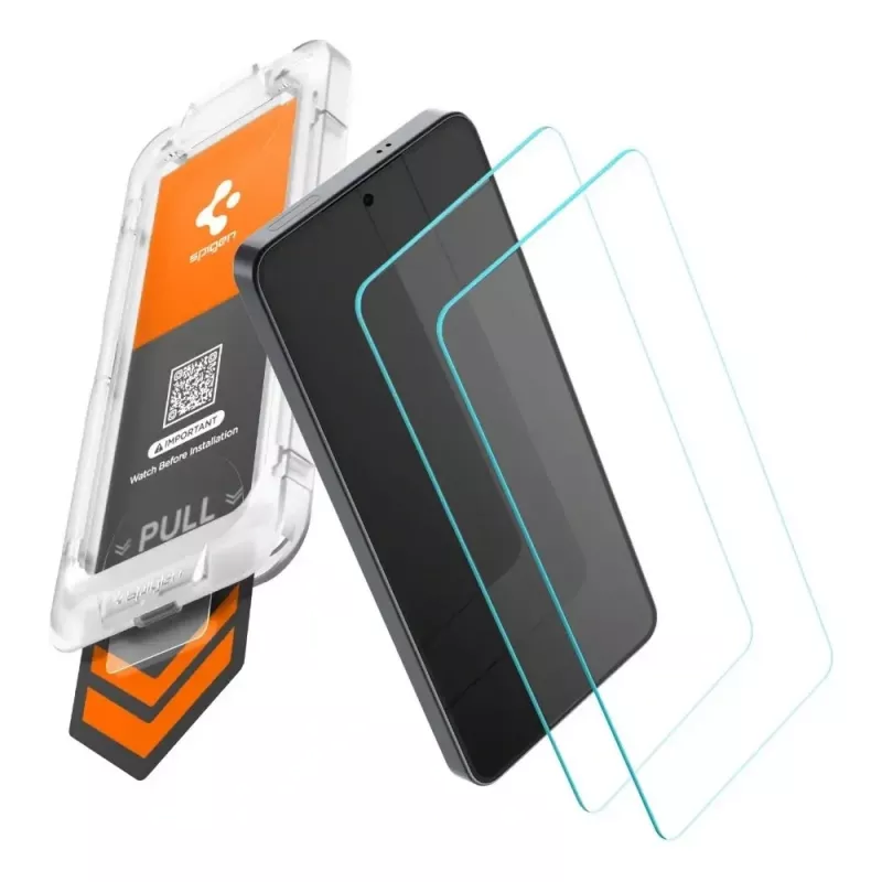 Spigen Glas.tR EZ Fit Pro AC HD 2-Pack Tempered Glass Screen Protector für Samsung Galaxy S26+ Plus Clear