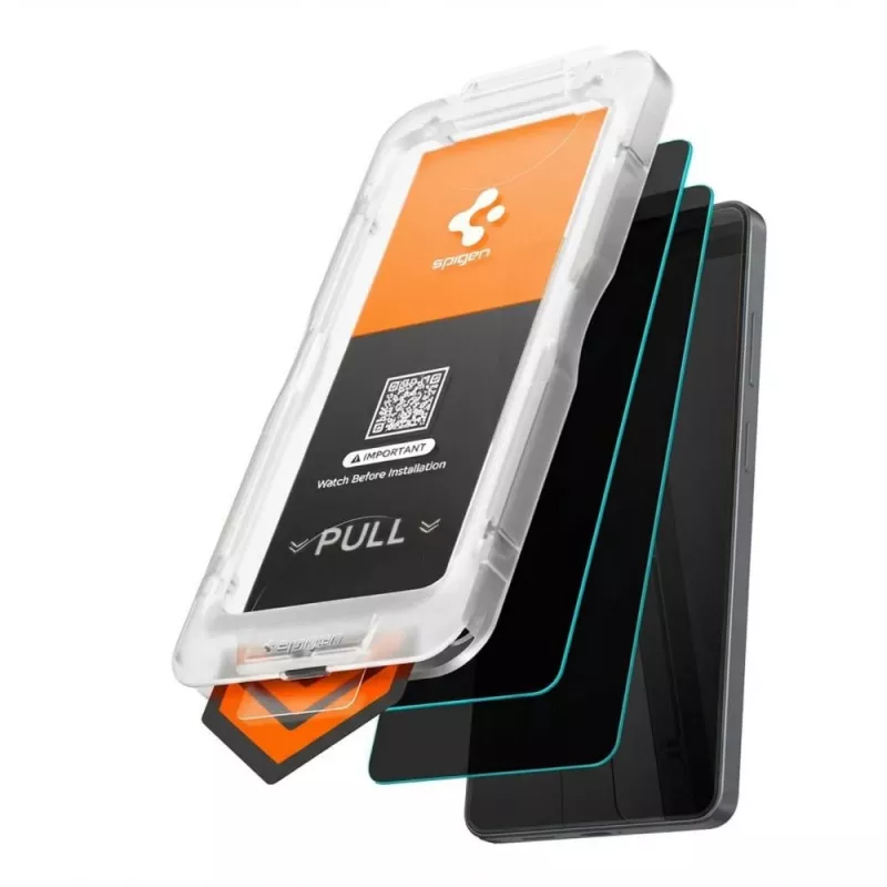 Spigen Glas.tR EZ Fit Pro AC HD Privacy Screen Protector 2-Pack für Samsung Galaxy S26+ Plus