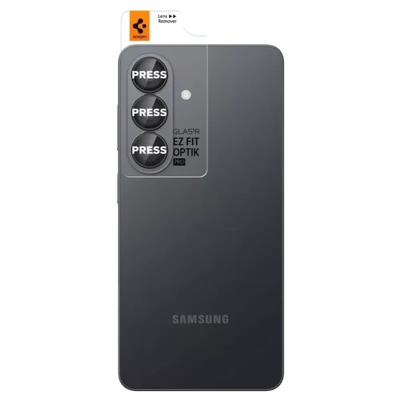 Spigen Optik Pro HD Glas.tR EZ Fit Kameraschutz 2er-Pack für Samsung Galaxy S26+ - Schwarz