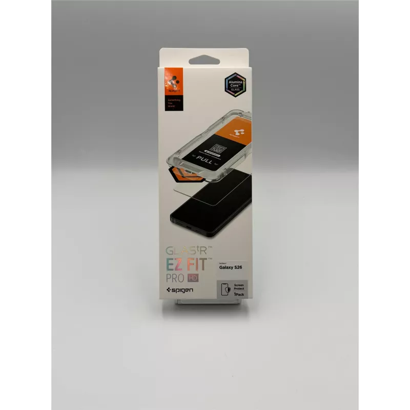 Spigen Glas.TR EZ Fit Pro AC HD Tempered Glass Screen Protector für Samsung Galaxy S26, Transparent