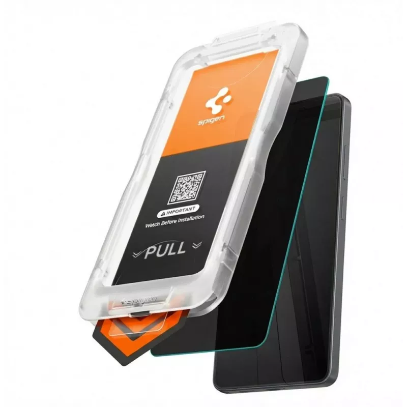 Spigen Glas.TR EZ Fit Pro AC HD Tempered Glass Screen Protector für Samsung Galaxy S26 - Schwarz
