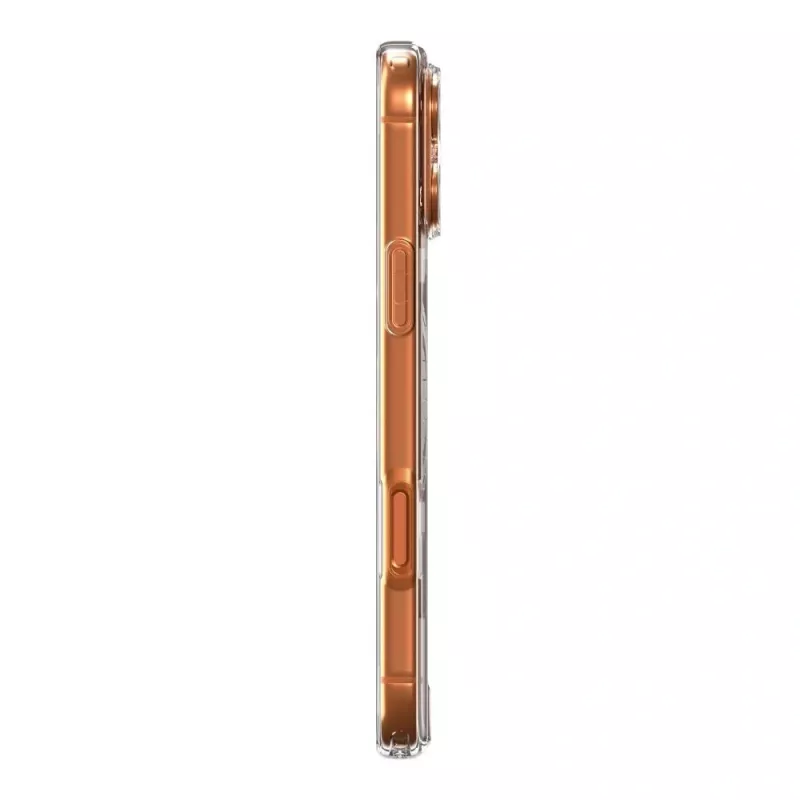 Spigen Ultra Hybrid Mag MagSafe iPhone 17 Pro Max Clear/Orange
