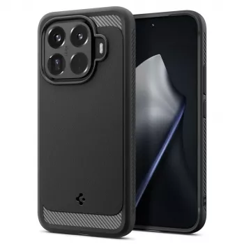 Spigen Rugged Armor Hülle für Xiaomi 15T Pro, Mattschwarz