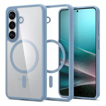 Spigen Ultra Hybrid Mag MagSafe Case für Samsung Galaxy S26+ - Crystal Clear Blue
