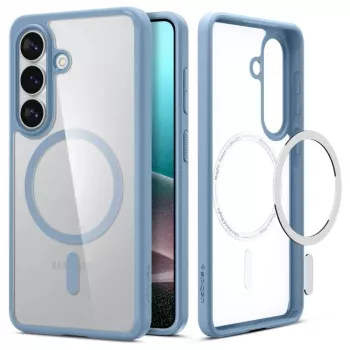 Spigen Ultra Hybrid Mag MagSafe Case für Samsung Galaxy S26+ - Crystal Clear Blue