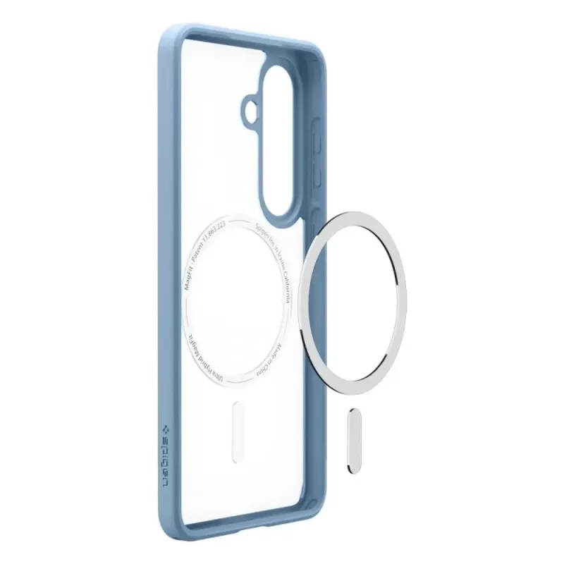 Spigen Ultra Hybrid Mag MagSafe Case für Samsung Galaxy S26+ - Crystal Clear Blue