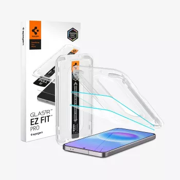 Spigen Glas.tR EZ Fit Pro 2-Pack Tempered Glass Screen Protector für Samsung Galaxy A57 5G Clear