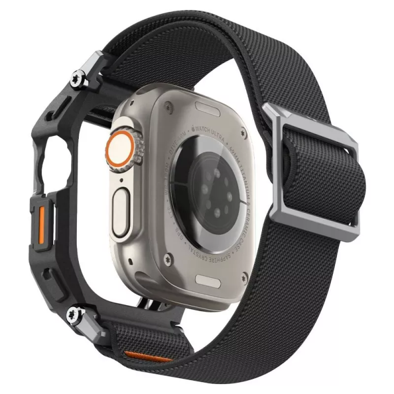 SPIGEN Lite Fit Pro & Tempered Glass Apple Watch Ultra 1 / 2 / 3 (49 mm) Matte Black