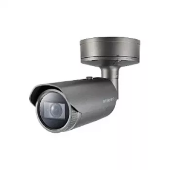 Hanwha Techwin XNO-9082R 8MP 4K Bullet IP Sicherheitskamera mit motorisiertem Varifokalobjektiv, 50m IR, IP66, IK10, PoE