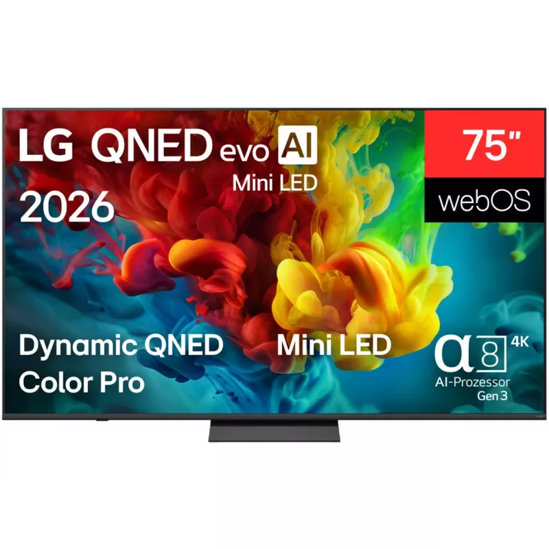 LG 75QNED83B6A 75-Zoll QNED MiniLED 4K Smart TV (2024)