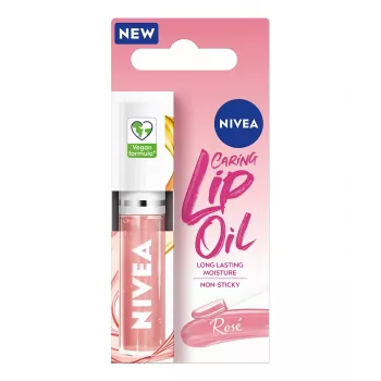 NIVEA Caring Lip Oil Rose Lip Oil 5,5 ml