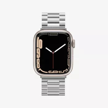 Spigen Modern Fit Link Bracelet für Apple Watch 42/44/45/49mm - Silber