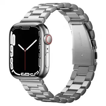 Spigen Modern Fit Link Bracelet für Apple Watch 42/44/45/49mm - Silber