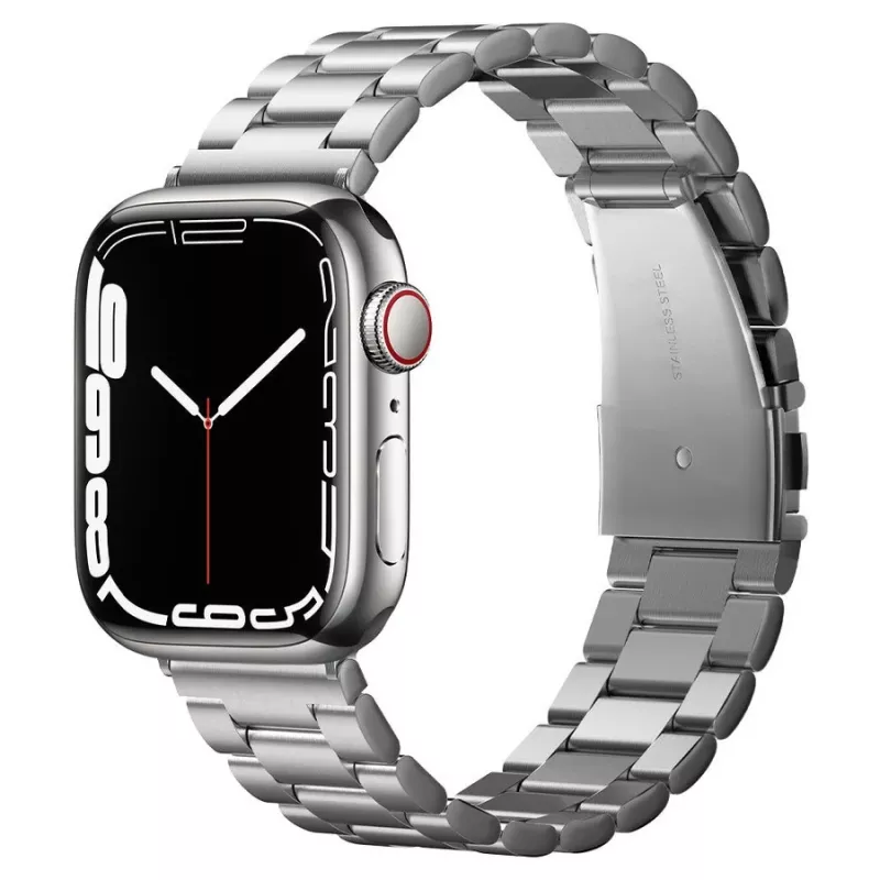 Spigen Modern Fit Link Bracelet für Apple Watch 42/44/45/49mm - Silber