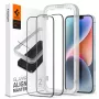 Spigen AlignMaster Glass Full Coverage Screen Protector für Apple iPhone 13/13 Pro/14/16E/17E Schwarz (2er-Pack)