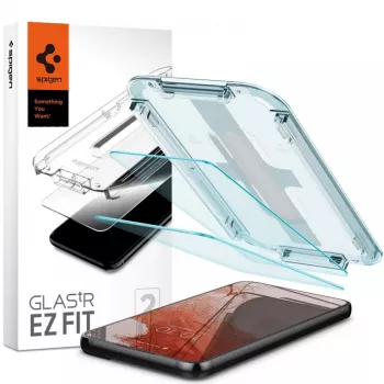 Spigen Glas.tR EZ Fit Tempered Glass Screen Protector 2-Pack für Samsung Galaxy S22