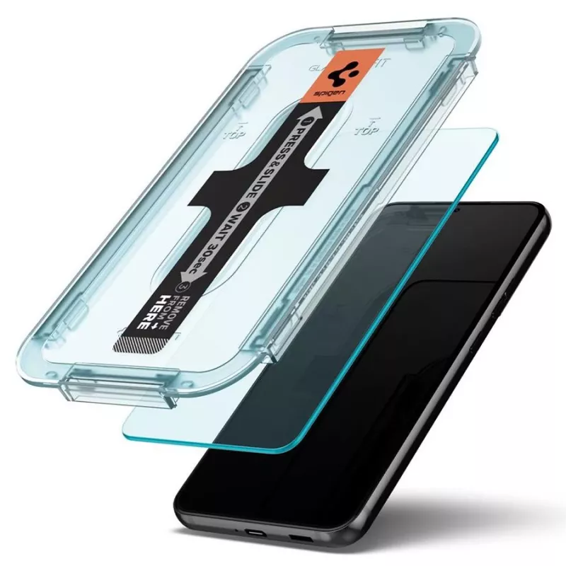 Spigen Glas.tR EZ Fit Tempered Glass Screen Protector 2-Pack für Samsung Galaxy S22