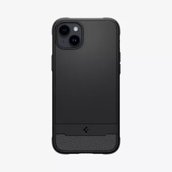 Spigen Rugged Armor Mag MagSafe iPhone 14 Hülle Matt Schwarz