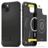Spigen Rugged Armor Mag MagSafe iPhone 14 Hülle Matt Schwarz