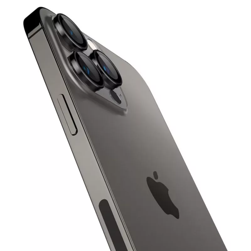 Spigen Optik.TR EZ Fit Camera Protector 2-Pack für iPhone 14 Pro / 14 Pro Max - Schwarz