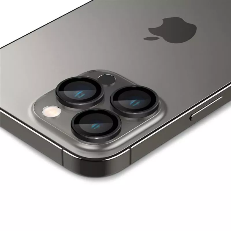 Spigen Optik.TR EZ Fit Camera Protector 2-Pack für iPhone 14 Pro / 14 Pro Max - Schwarz
