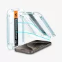Spigen GLAS.tR EZ FIT 2-Pack Tempered Glass Screen Protector für iPhone 15 Pro