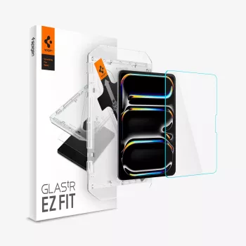 Spigen iPad Pro 11in 2024 Glas.tR EZ Fit Tempered Glass Screen Protector