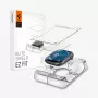 Spigen Elite Shield EZ Fit 2-Pack Hybrid Glass Screen Protector für Apple Watch 10 (46 mm) Clear