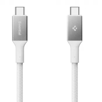 Spigen Essential USB-C auf USB-C Kabel 100W 1m Weiß