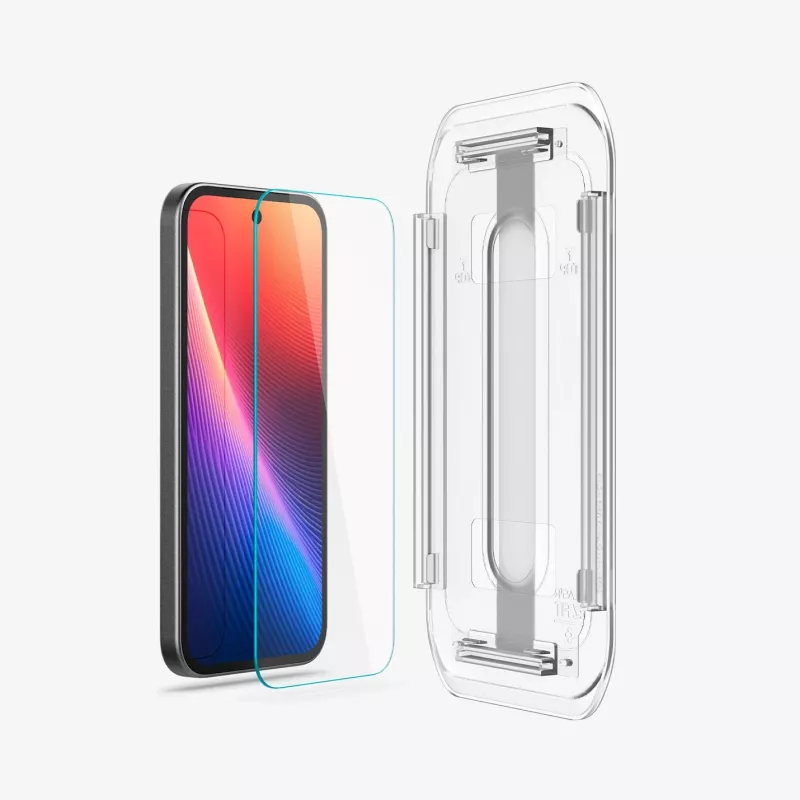 Spigen Glas.tR EZ Fit 2-Pack Displayschutzfolie für Google Pixel 9a, klar
