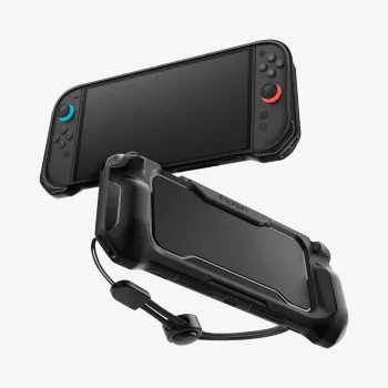 Spigen Rugged Armor Nintendo Switch 2 Hülle Matt Schwarz