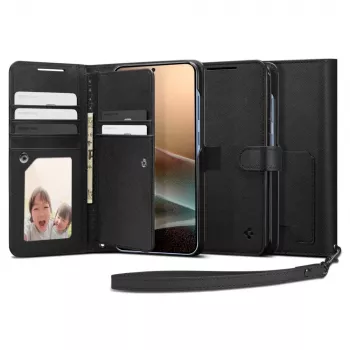 SPIGEN Wallet S Case für Samsung Galaxy S25+ Plus Schwarz