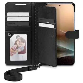SPIGEN Wallet S Case für Samsung Galaxy S25+ Plus Schwarz