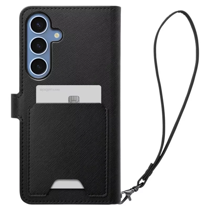 SPIGEN Wallet S Case für Samsung Galaxy S25+ Plus Schwarz