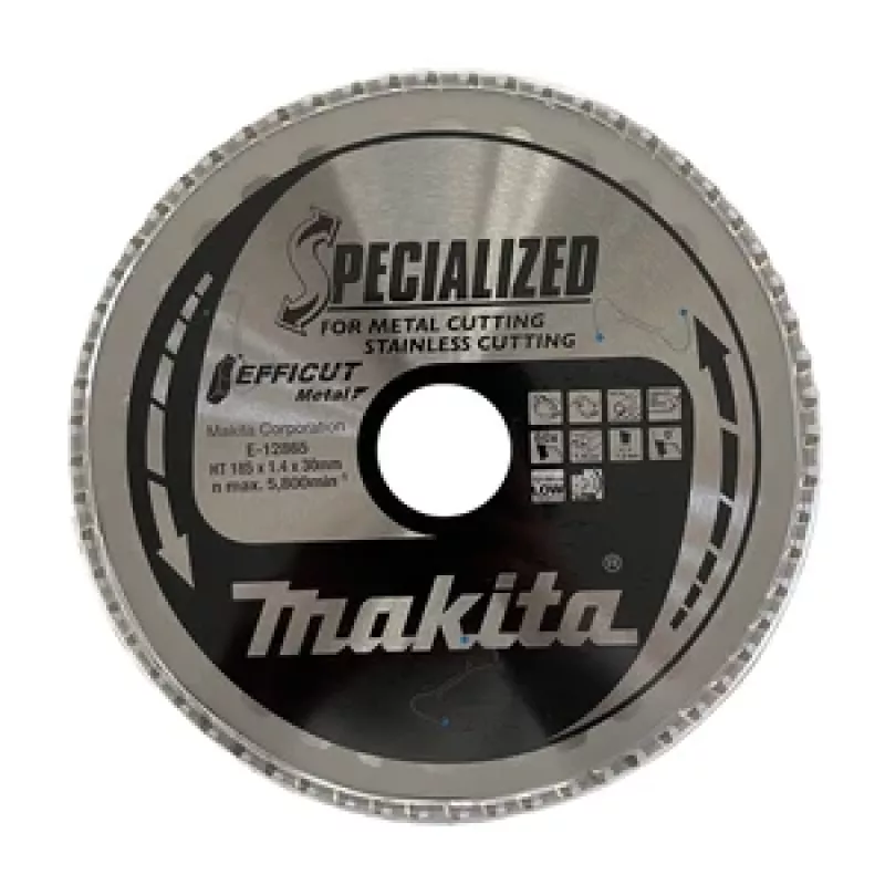 Makita Specialized EFFICUT Kreissägeblatt für Holz und Metall, 185 mm, 60 Zähne