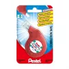 Pentel Korrekturband XZTN14BW 4,2 mm weißes Band durchsichtiger blau/grüner Spender nachfüllbar