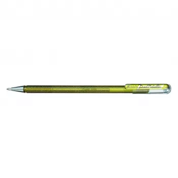 Pentel Hybrid Dual Metallic Gelstift - Gold - 1,0 mm - mit Kappe