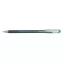 Pentel Hybrid Dual Metallic Gel Pen - Metallic Silver - 1.0 mm - Capped