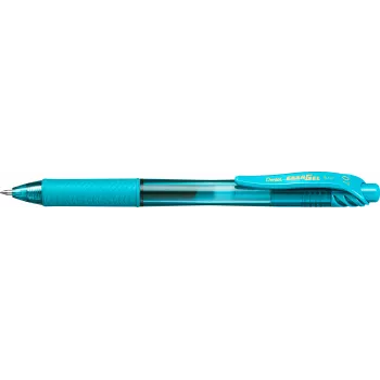 Pentel EnerGel X Retractable Gel Pen - Türkis - 0,7 mm - Medium Point - Beidhändig