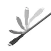 ENERGEA Flow USB-C auf Lightning Kabel 1,5m Schwarz 60W 3A PD Schnellladung MFi zertifiziert