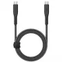 ENERGEA Flow USB-C auf USB-C Kabel 1,5m Schwarz 240W 5A PD Schnellladung