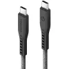 ENERGEA Flow USB-C auf USB-C Kabel 1,5m Schwarz 240W 5A PD Schnellladung