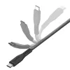 ENERGEA Flow USB-C auf USB-C Kabel 1,5m Schwarz 240W 5A PD Schnellladung