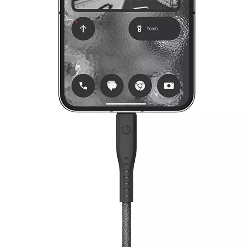 ENERGEA Flow USB-C auf USB-C Kabel 1,5m Schwarz 240W 5A PD Schnellladung