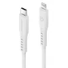 ENERGEA Flow USB-C auf Lightning Kabel 1,5m Weiß 60W 3A PD Schnellladung MFi