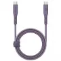 ENERGEA Flow USB-C auf USB-C Kabel 1,5m Lila 240W 5A PD Schnellladung