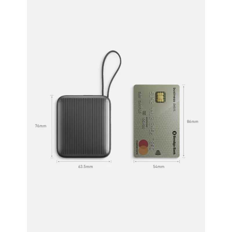 Energea Integra Mini 10000mAh Power Bank USB-C PD 35W Grey
