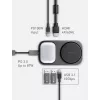 ENERGEA WiDock Plus 7-in-1 USB-C 3.1 Docking Station mit Qi2 Wireless Charging, Graphite