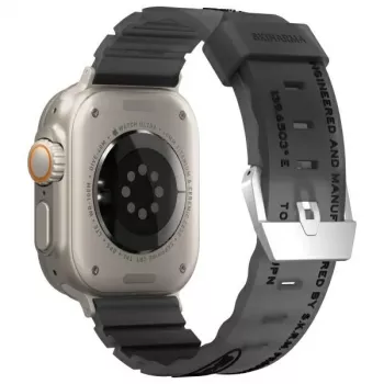 SKINARMA Shokku Watch Strap für Apple Watch 49/46/45/44mm - Smoke
